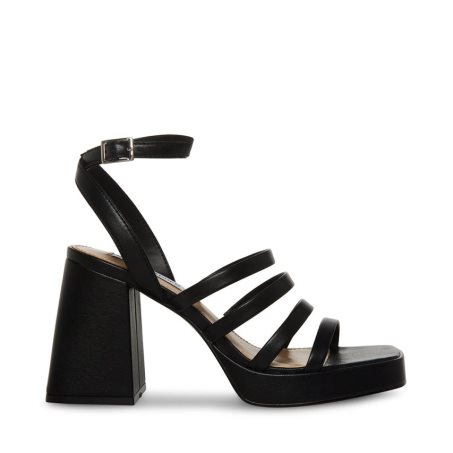 Black Steve Madden Marilyn Women's Heels Sandals | PH 7854DCH